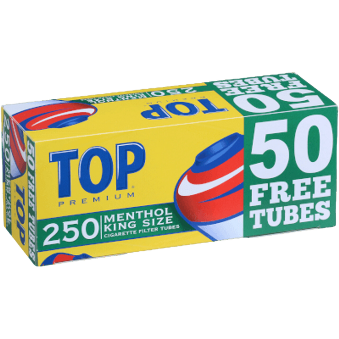 Tops Menthol King Tubes 250