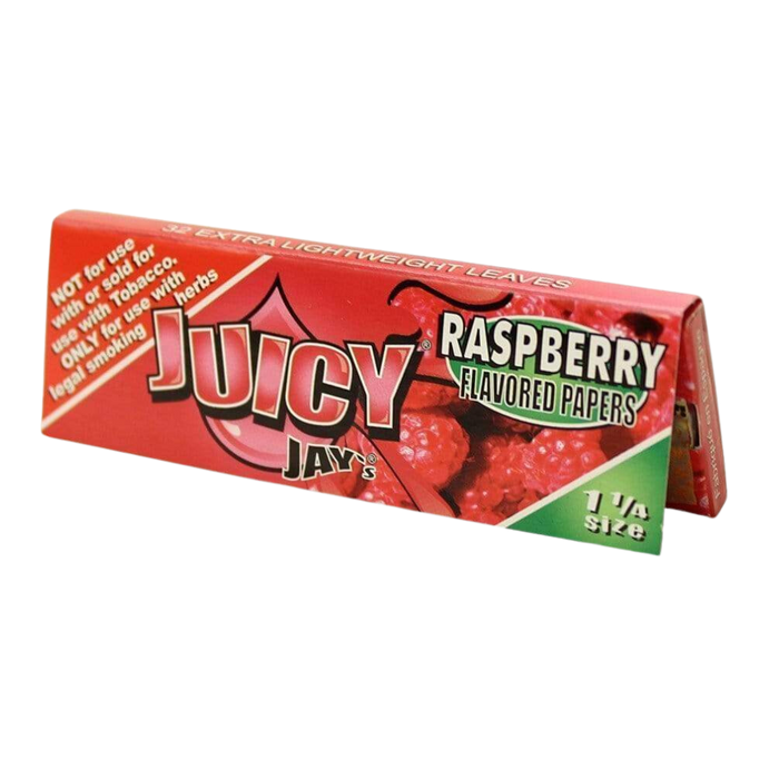 Juicy Jays 1 1/4 Rolling Papers  Raspberry