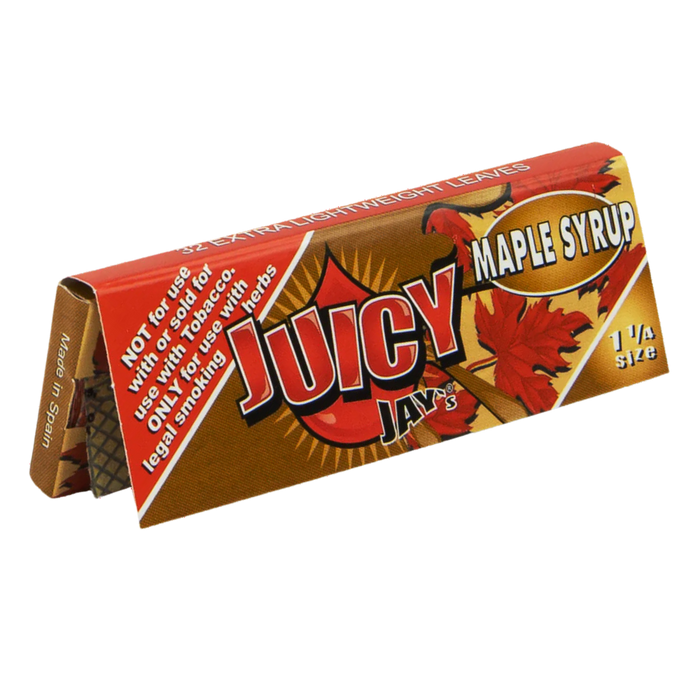 Juicy Jays 1 1/4 Rolling Papers  Maple Syrup