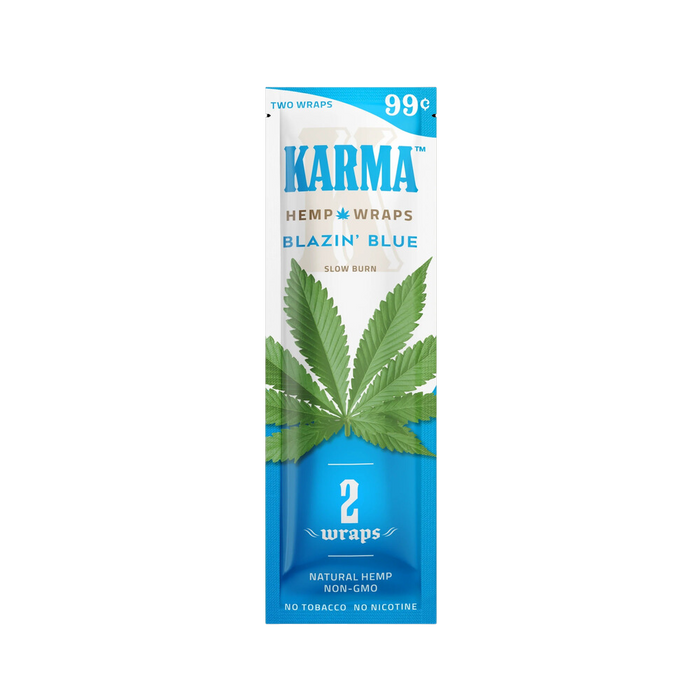 Karma Hemp Wraps -  Blazin' Blue