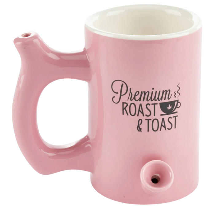 Roast & Toast Novelty Mug  Pink