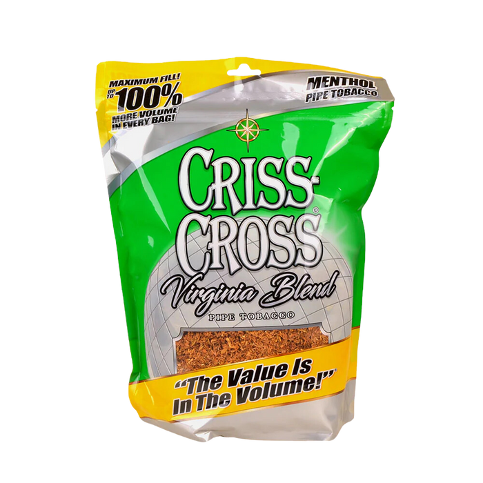 Criss Cross Virginia Blend Menthol 3oz Pipe Tobacco