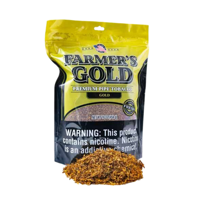 Farmers Gold Pipe Tobacco 6oz. - Gold