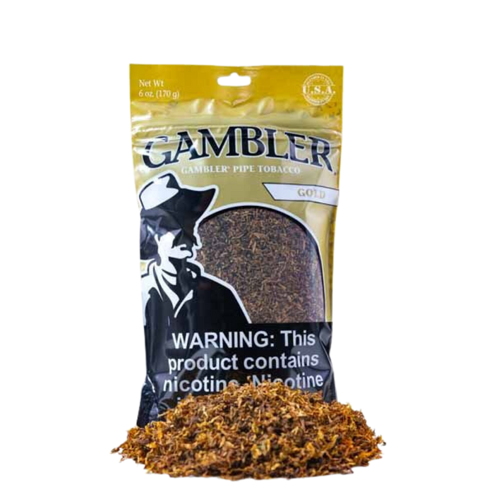 Gambler Pipe Tobacco Gold 6oz.