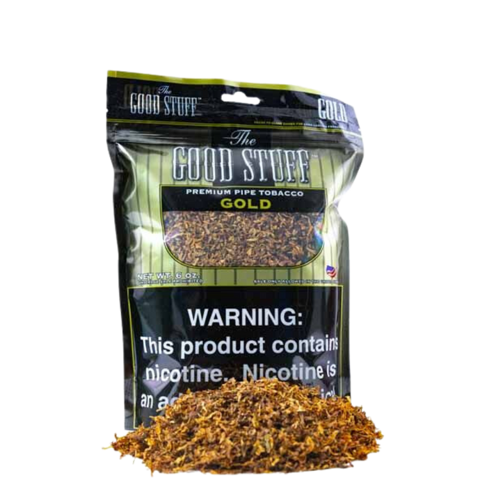 GOOD STUFF GOLD PIPE TOBACCO 6oz.