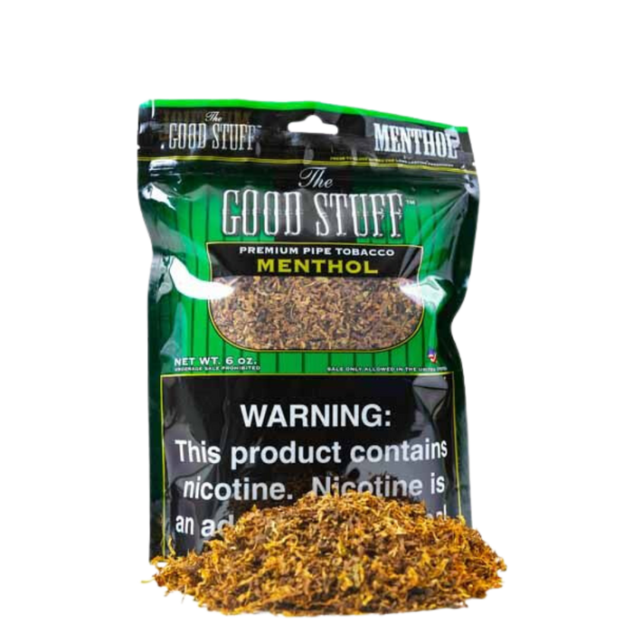 GOOD STUFF MENTHOL PIPE TOBACCO 6oz.