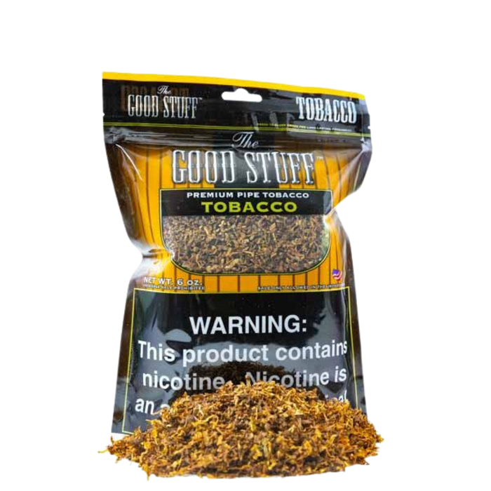 GOOD STUFF NATURAL PIPE TOBACCO 6oz.