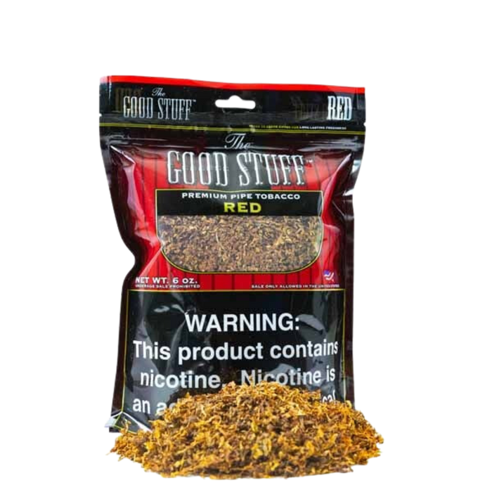 GOOD STUFF RED PIPE TOBACCO 6oz.