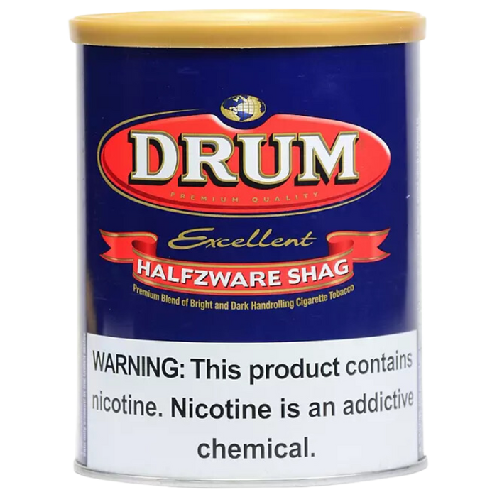 Drum Excellent Halfzware Cigarette Tobacco .5oz Can