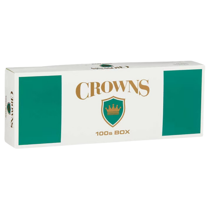 Crown 100 Dark Green Box Carton