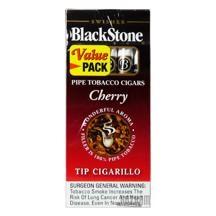 SWISHER SWEET BLACKSTONE TIP CHERRY CIGARILLO